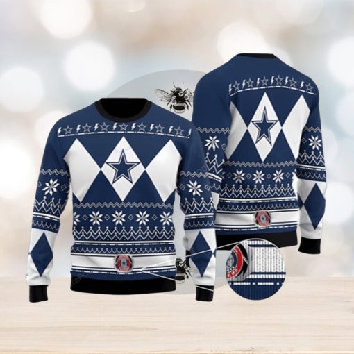 Dallas Cowboys Logo American Football Ugly Christmas Sweater 3D Printed Men And Women Holiday Gift