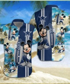 Dallas Cowboys Mickey Mouse Hawaiian Shirt