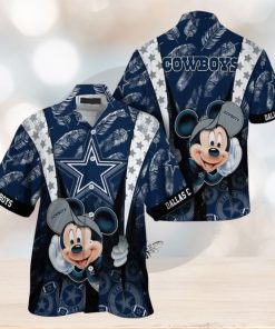 Dallas Cowboys Mickey Mouse NFL Hawaiian Shirt