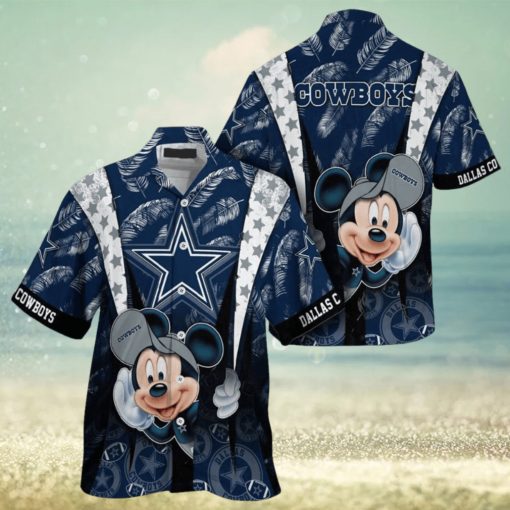 Dallas Cowboys Mickey Mouse NFL Hawaiian Shirt