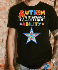 Dallas Cowboys NFL Autism Is Not A Disability Shirt