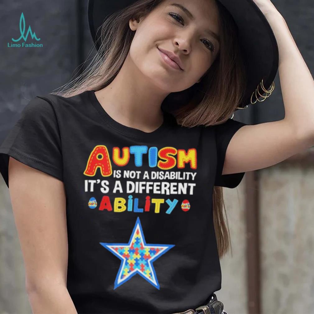 Dallas Cowboys NFL Autism Is Not A Disability Shirt Dallas Cowboys NFL Autism Is Not A Disability Shirt
