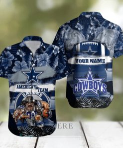 Dallas Cowboys NFL Hawaiian shirt Custom Name Summer Gift