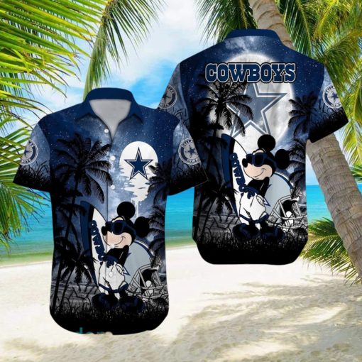 Dallas Cowboys NFL Team Logo Baby Yoda Hawaiian Shirt