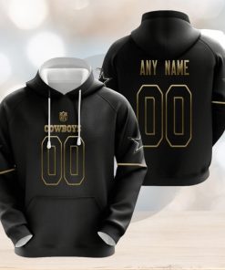 Dallas Cowboys Nfl American Football Black Golden Edition Vapor Limited Jersey Style Custom Gift For Cowboys Fans Hoodie Sweatshirt Tshirt Football Gift