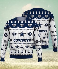 Dallas Cowboys Ugly Sweater Vintage Cowboys Ugly Christmas Sweater 3D Printed Men And Women Holiday Gift