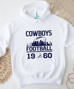 Dallas Cowboys football 1960 skyline retro shirt