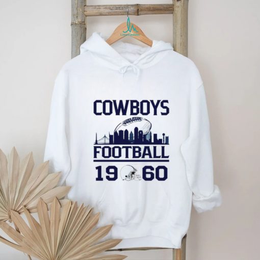 Dallas Cowboys football 1960 skyline retro shirt