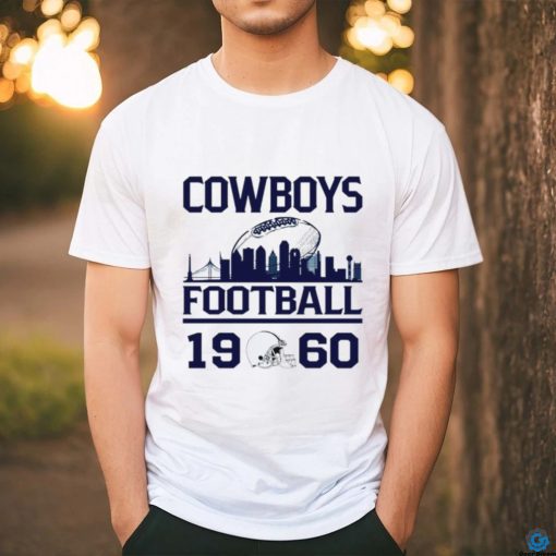 Dallas Cowboys football 1960 skyline retro shirt