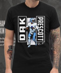 Dallas Cowboys football Dak Prescott 4 player action pose signature draw shirt, hoodie, sweater, long sleeve and tank top Dallas Cowboys football Dak Prescott 4 player action pose signature draw shirt