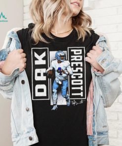 Dallas Cowboys football Dak Prescott 4 player action pose signature draw shirt, hoodie, sweater, long sleeve and tank top Dallas Cowboys football Dak Prescott 4 player action pose signature draw shirt