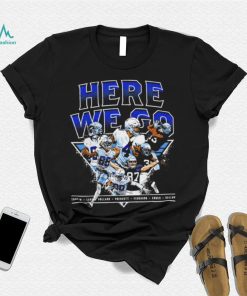 Dallas Cowboys football here we go players action pose draw shirt