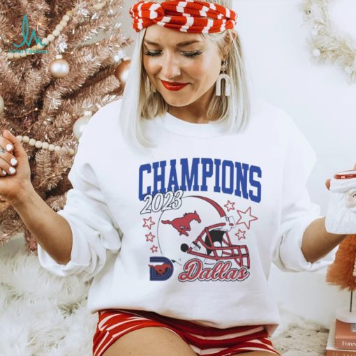 Dallas Smu 2023 football champions shirt