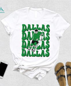 Dallas Stars NHL ice hockey player cartoon shirt