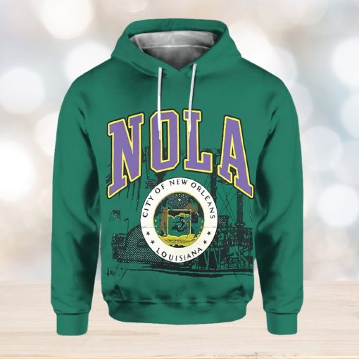 Damian Lillard Milwaukee Bucks NOLA Green Hoodie