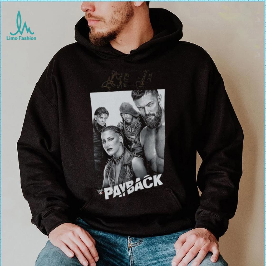 Damian Priest Autographed & Inscribed Payback 2023 Event Worn T Shirt Damian Priest Autographed & Inscribed Payback 2023 Event Worn T Shirt