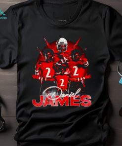 Daniel James football retro poster shirt