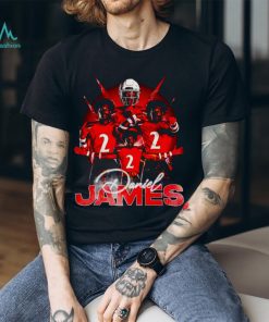 Daniel James football retro poster shirt