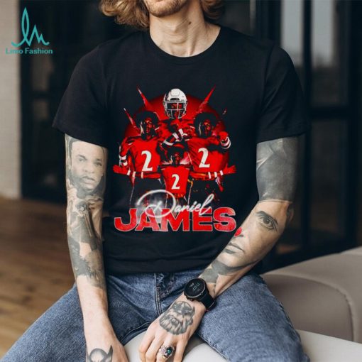 Daniel James football retro poster shirt