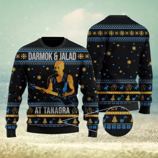 Darmok And Jalad At Tanagra Full Printed Knitting Pattern Ugly Christmas Holiday Sweater