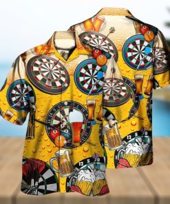 Dart And Beer Love Life Style Hawaii Shirt, Summer Beach Shirt, Hawaii Shirt, Beer Day Shirt
