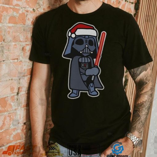 Darth Vader Star Wars Mad Engine Girl’s Youth Darth Santa Graphic T Shirt