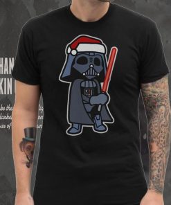Darth Vader Star Wars Mad Engine Girl's Youth Darth Santa Graphic T Shirt
