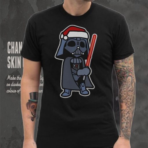 Darth Vader Star Wars Mad Engine Girl’s Youth Darth Santa Graphic T Shirt