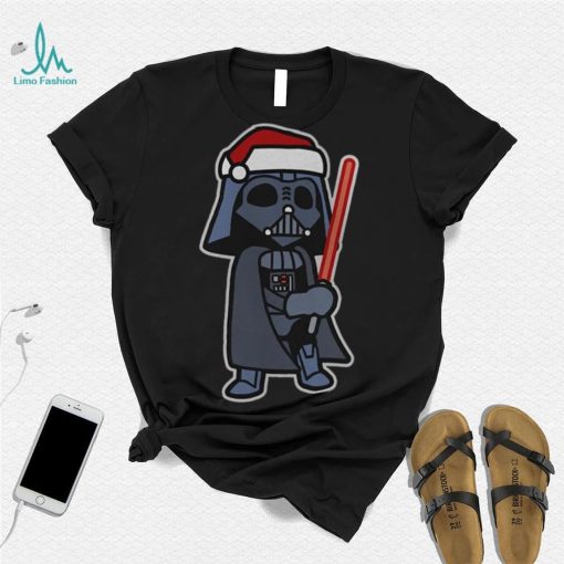 Darth Vader Star Wars Mad Engine Girl’s Youth Darth Santa Graphic T Shirt