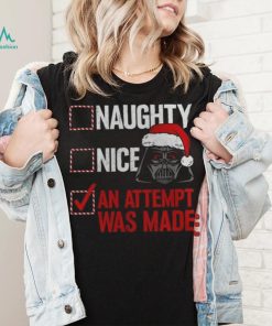 Darth Vader Star Wars Mad Engine Youth Naughty List T Shirt