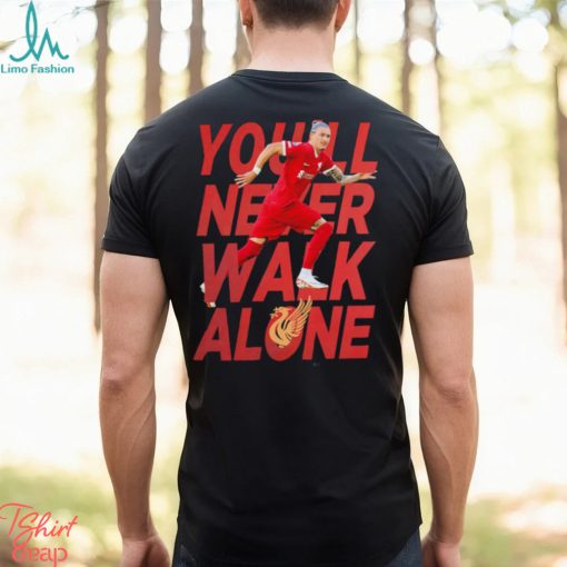 Darwin Núñez You’ll Never Walk Alone Liverpool Shirt