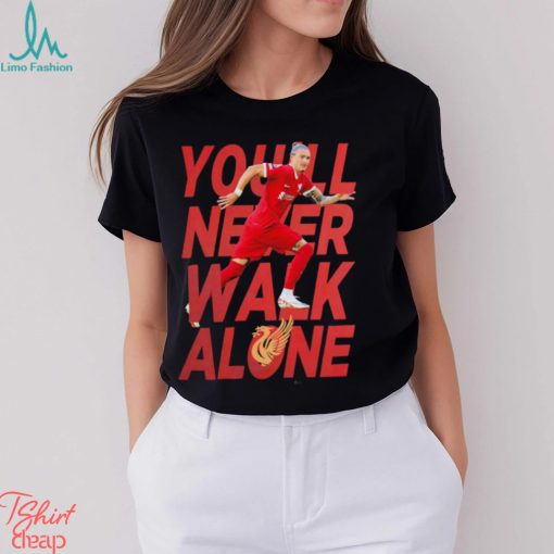 Darwin Núñez You’ll Never Walk Alone Liverpool Shirt