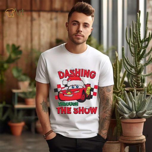 Dashing Through The Snow Lightning McQueen shirt