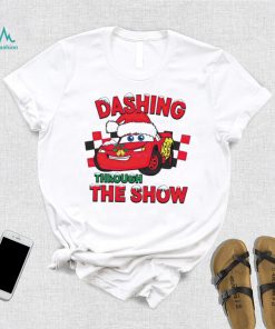 Dashing Through The Snow Lightning McQueen shirt