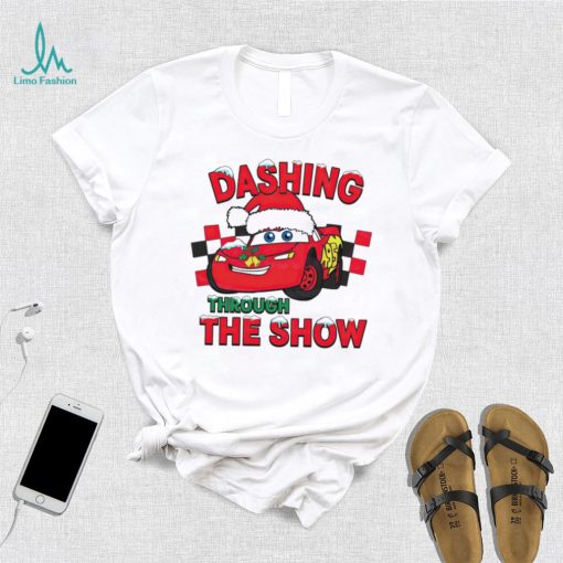 Dashing Through The Snow Lightning McQueen shirt