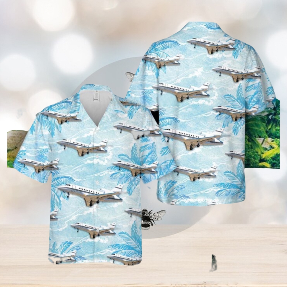 Dassault Falcon 900B 3D Hawaiian Shirt Summer Holiday Gift For Men And Women Dassault Falcon 900B 3D Hawaiian Shirt Summer Holiday Gift For Men And Women
