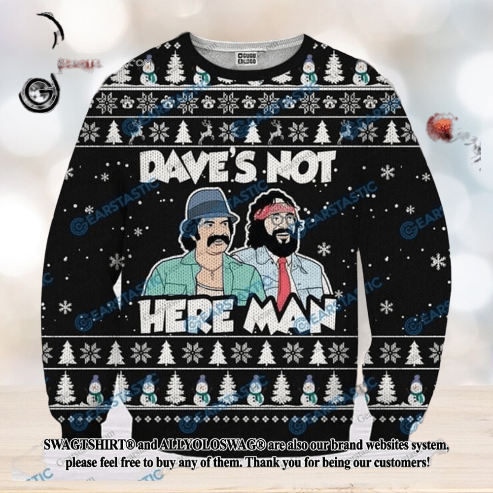 Cheech and store chong christmas sweatshirt