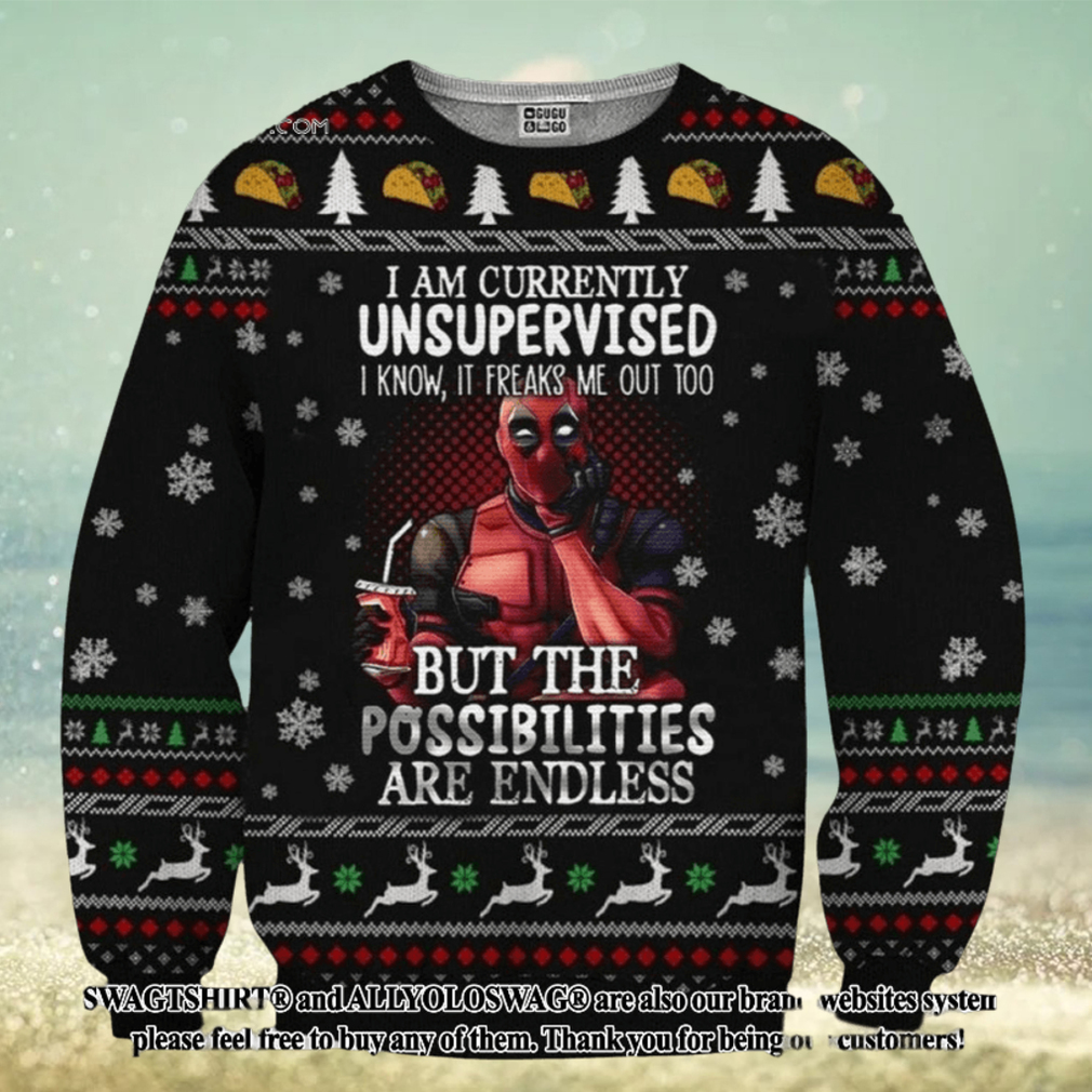 Deadpool ugly cheap sweater