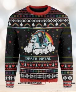 Death Metal Woolen Christmas Ugly Sweater