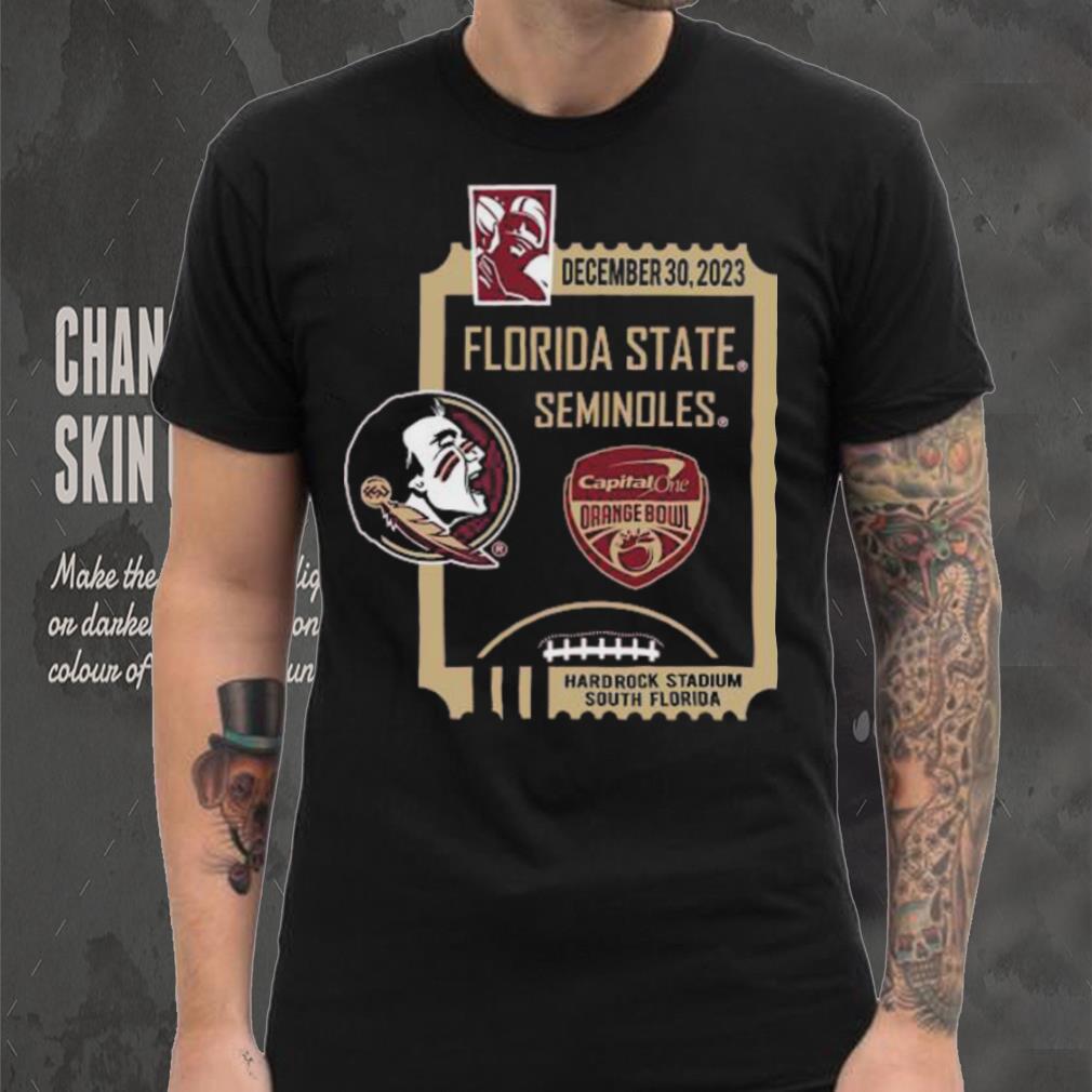 December 30,2023 Florida State Seminoles Capital One Orange Bowl Shirt December 30,2023 Florida State Seminoles Capital One Orange Bowl Shirt