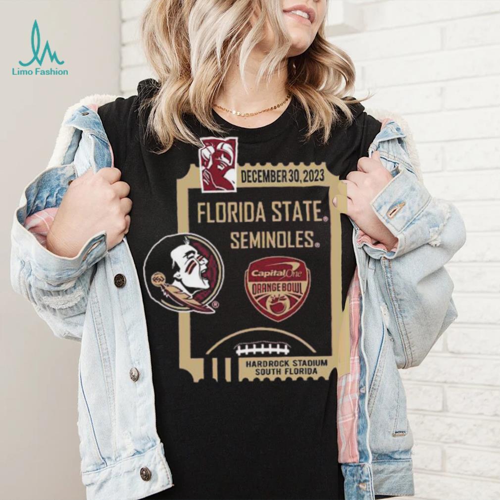 December 30,2023 Florida State Seminoles Capital One Orange Bowl Shirt December 30,2023 Florida State Seminoles Capital One Orange Bowl Shirt