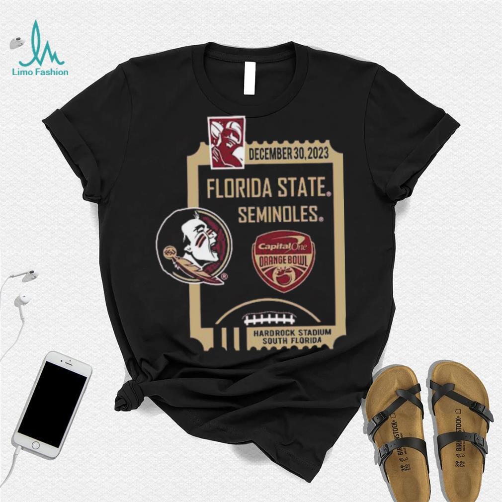 December 30,2023 Florida State Seminoles Capital One Orange Bowl Shirt December 30,2023 Florida State Seminoles Capital One Orange Bowl Shirt