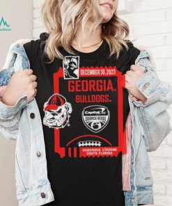 December 30,2023 Georgia Bulldogs Capital One Orange Bowl Shirt
