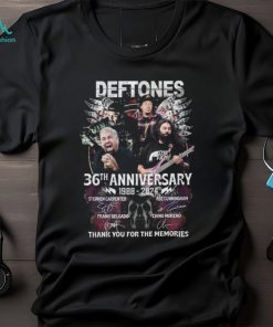 Deftones 36th Anniversary 1988 – 2024 Thank You For The Memories T Shirt