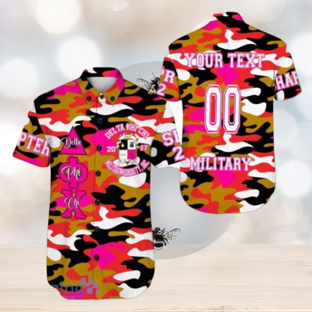Delta Phi Chi Camo Hawaiian Shirt For Men And Women Delta Phi Chi Camo Hawaiian Shirt For Men And Women