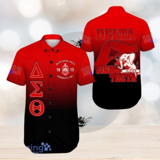 Delta Sigma Theta Gradient Hawaiian Shirt For Men And Women