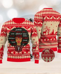 Delta Sigma Theta Limited Edition Ugly Christmas Wool Knitted Sweater