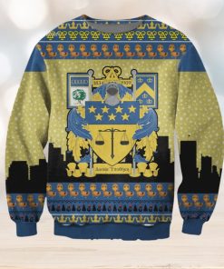 Delta Upsilon 3D Print Ugly Christmas Holiday Sweater