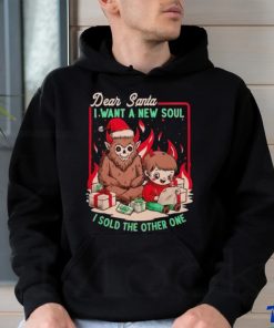 Demon Dear Santa I want a new soul I sold the other one shirt