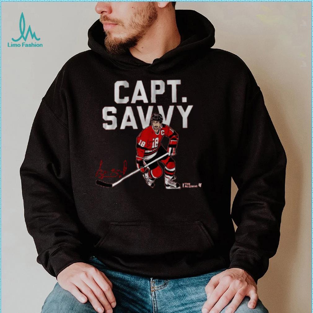 Denis Savard Capt Savvy Chicago Shirt Denis Savard Capt Savvy Chicago Shirt